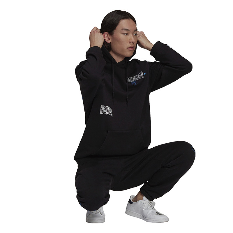 Adidas 阿迪达斯三叶草男子运动休闲连帽套头卫衣 H13507