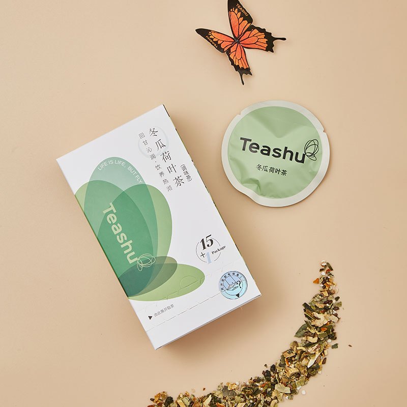 teashu冬瓜荷叶花果花草水果冷热泡1盒15茶小包袋泡茶