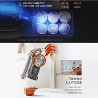 普韵（PUYUN）吸尘器PYC-827无线吸尘器 家用小型充电 床铺除螨大功率手持式大吸力车载卧式强力 120W 无耗材