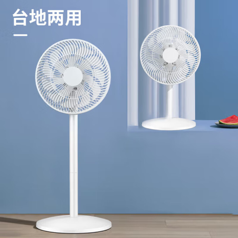 先锋电风扇家用卧室机械风扇台立两用循环扇办公室大风力电扇 FS30-23A 极简落地扇