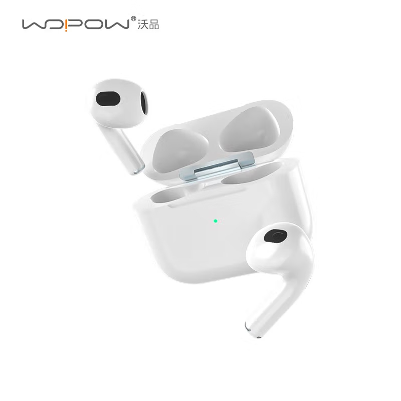 沃品(WOPOW)TWS蓝牙耳机 智能降噪游戏运动适用于苹果安卓手机 AirPro4P 白色高清大图