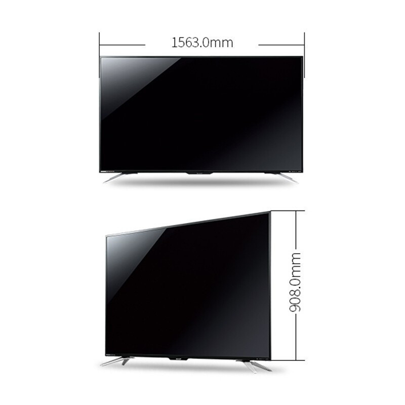 夏普sharplcd70my5100a70英寸4k超高清智能网络液晶平板智慧投屏电视