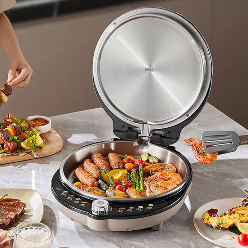 利仁电饼铛32cm双面加深加热烤盘火力可调节LR-XGR3297高清大图