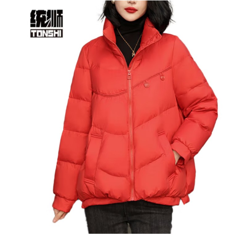 统狮女款羽绒服C59 件 红色 S