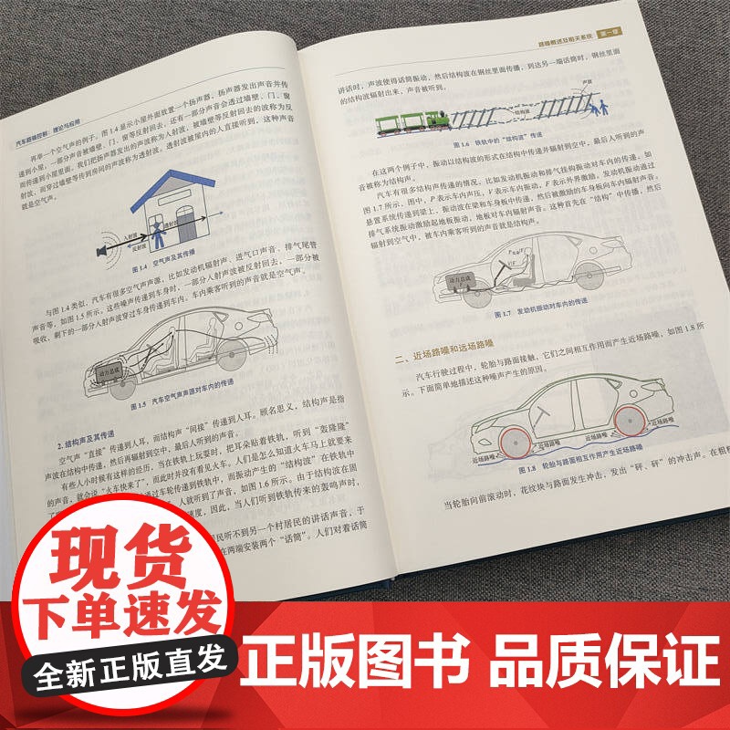 套装 汽车路面噪声控制技术图书套装(共2册) 噪声控制 NVH 路面 设计实例 路噪 汽车 噪声 新能源汽车 模态分高清大图