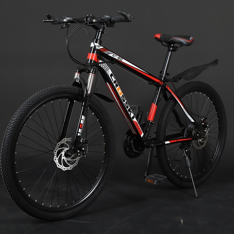 永久成人自行车山地车青少年26寸24寸变速双碟刹单车