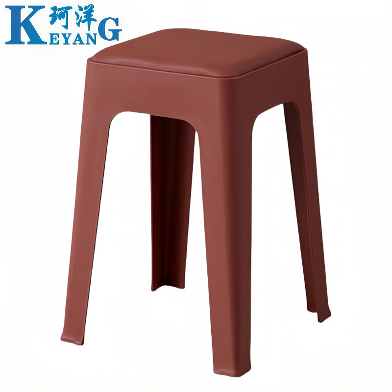珂洋 塑料凳 软包(红色) 个高清大图