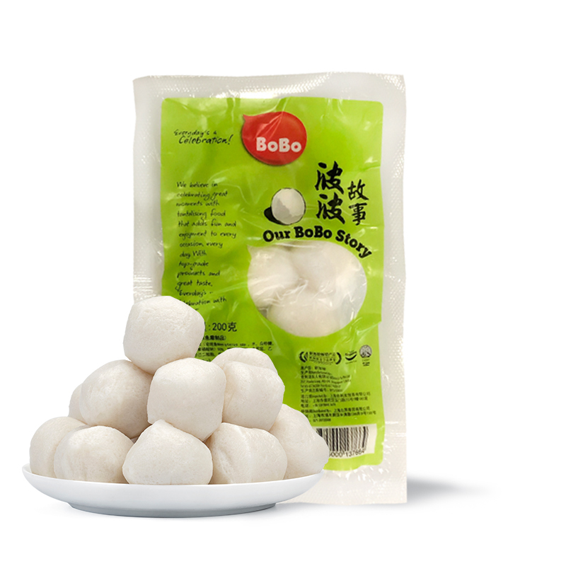波波（BOBO）鱼丸%200g 无味精 鱼丸类丸子火锅食材烧烤煮汤麻辣烫关东煮必备