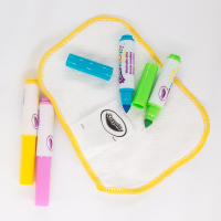 绘儿乐（Crayola）神奇涂鸦画布带擦布 可水洗 可擦写 绘画工具 04-0034 儿童礼物