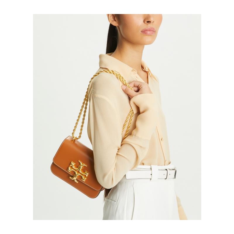 托里.伯奇(TORY BURCH)女士翻盖单肩包经典时尚皮革可调节链条背
