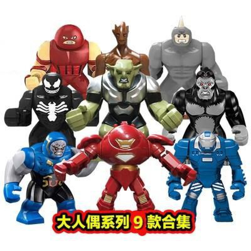 兼容乐高浩克3灭霸钢铁侠反复仇者联盟机甲8拼装积木10力玩具 反浩克机甲高清大图