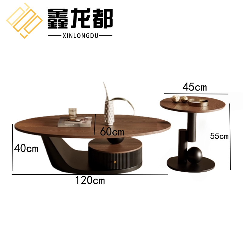 鑫龙都 茶几组合1.2m 个