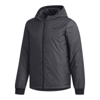 阿迪达斯(adidas)男士冬季休闲运动保暖棉衣 双面穿足球外套DM2199