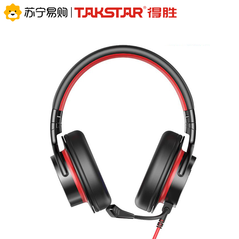 得胜 隐SHADE 自由玩家电脑电竞游戏带麦克风话筒头戴耳机听声辩位 有线带麦耳机吃鸡教学