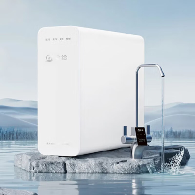 全给 反渗透净水器家用直滤净饮水机QG-HRD600自来水厨房过滤净化