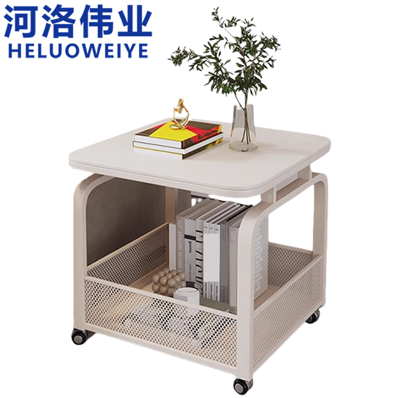 河洛伟业 茶几边几方形40cm 张