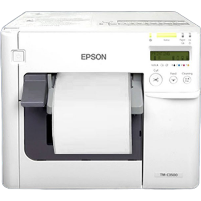 爱普生EPSON TM-C3520全彩色标签打印机食品药品化工不干胶一维二维码条码标牌铭牌彩印机