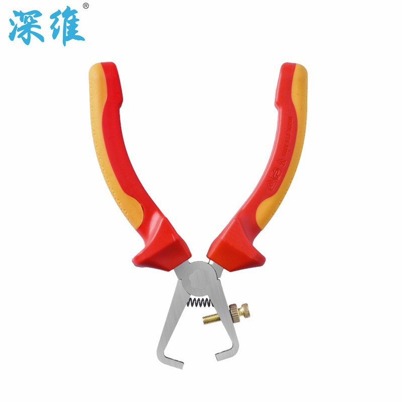 深维(SHEN WEI) SW-1108006 VDE绝缘剥线钳6”(168MM)(单位:把)