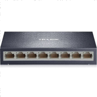 TP-LINK TL-SF1008D 铁壳8口百兆网络交换机网线分线器集线分流器网口转换器家用办公电脑上网tplink