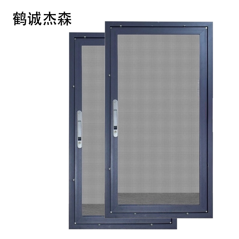 鹤诚杰森 铝合金纱窗单门(带外框或增高,可订制)800*2000以内个高清大图