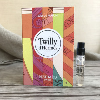 HERMES爱马仕twilly晚香玉丝巾丝带2ml试管女士香水EDP浓香 秋季限量新款