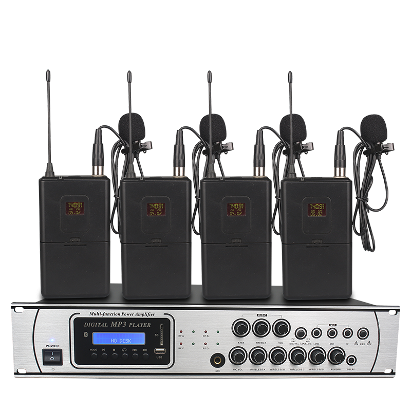 册视监控器材配件功放无线麦克风一体机一拖四KS-1000套高清大图