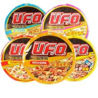 日清UFO飞碟炒面（铁板色拉鱿鱼风味）123g*5碗装干拌泡面方便速食早餐