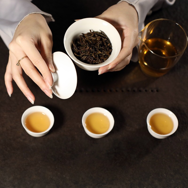 宋凰 鸭屎香凤凰单丛茶叶礼盒 潮州高山乌龙茶中秋茶叶礼送长辈 一级鸭屎香小两罐50克*2罐高清大图