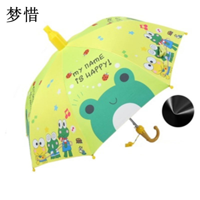 梦惜 半自动钢骨伞架 黑胶布 塑胶直柄 晴雨两用伞 YF-T2021002/把