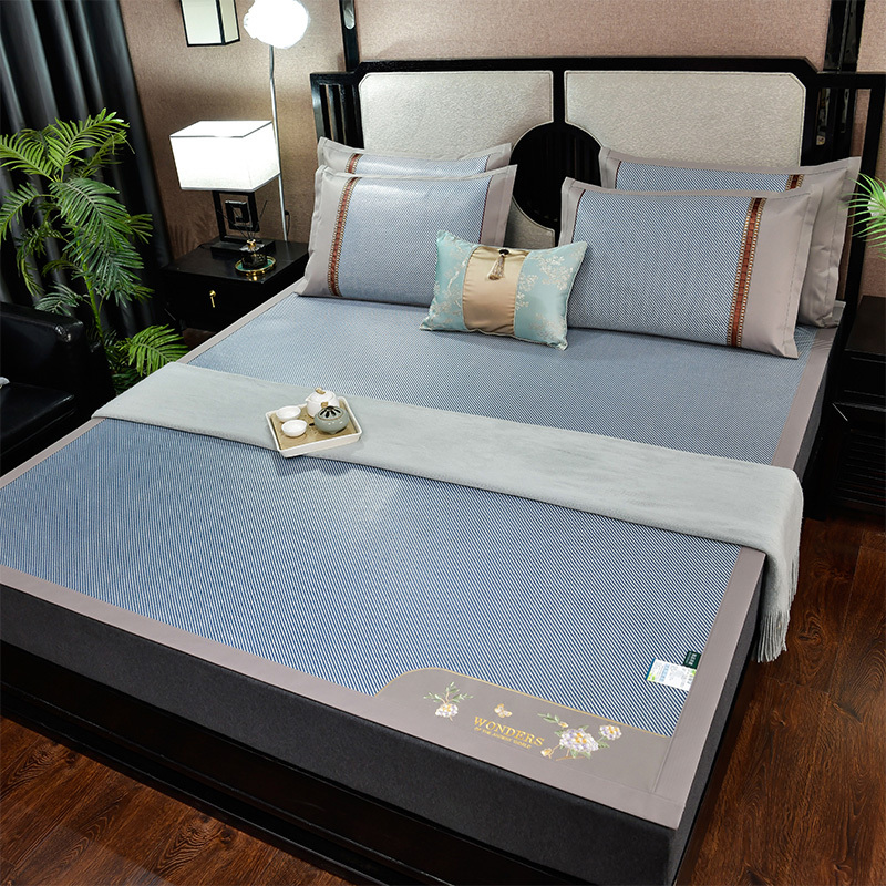 凉席夏季草席家用学生宿舍单人冰丝凉席夏天藤席子夏季裸睡一席两用