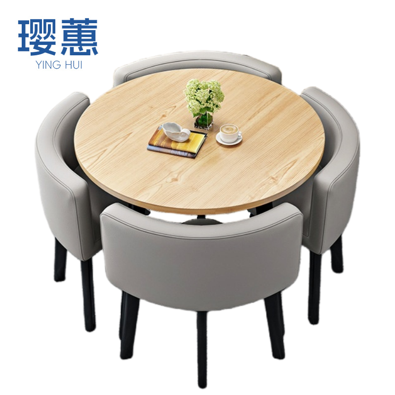 璎蕙 洽谈桌椅70*70*75cm 套高清大图