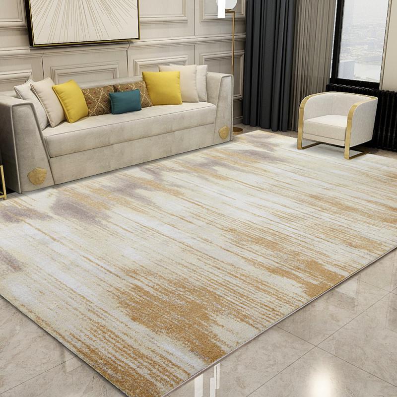 美帮汇一毯一画 轻奢风地毯客厅沙发茶几垫现代简约卧室满铺北欧床边毯高清大图