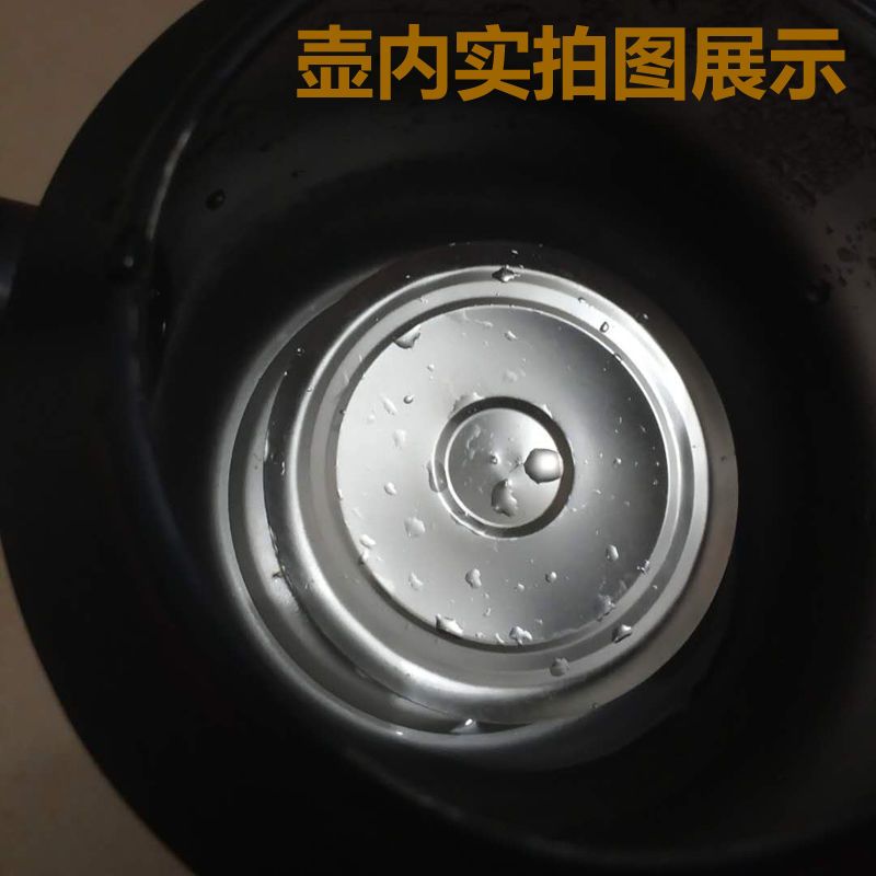 随手泡自动保温烧水壶家用快速304不锈钢烧水炉防干烧煮水电茶壶|1.0L不锈钢黑色款