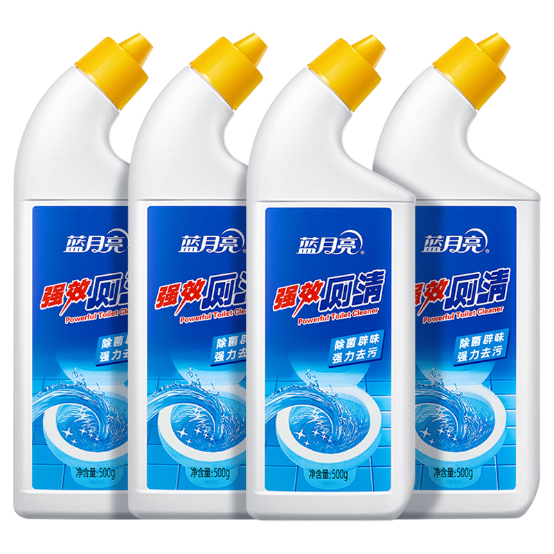 蓝月亮洁厕灵组合装500g*4瓶高效除菌强力去污10001726