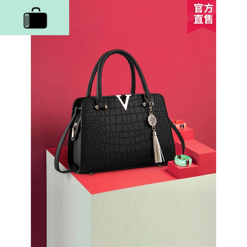 中年女士包包送妈妈气质女包包2020新款潮时尚手提包单肩斜挎皮包NEWLAKE高清大图