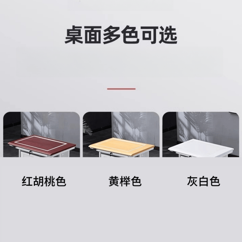 鑫木樽三人位电脑桌230*75cm张高清大图