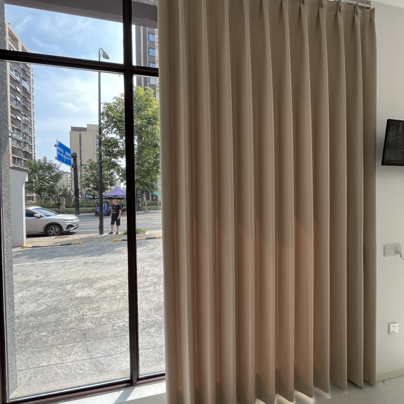 布艺业飞QY-284落地窗帘遮阳布窗 业飞QY-300室内窗帘