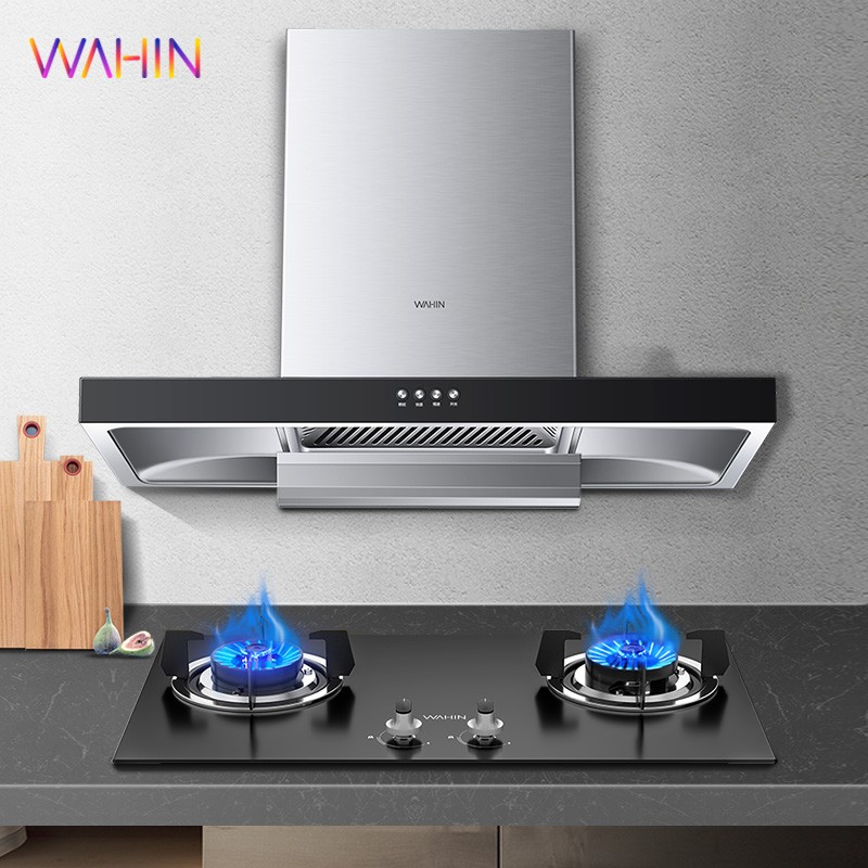 美的出华凌(wahin)侧吸抽油烟机 19m06大吸力油烟机家用厨房免拆洗