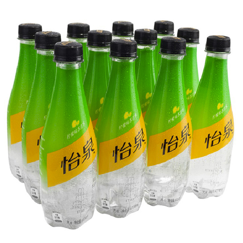 怡泉 Schweppes 柠檬味 苏打水 汽水饮料 零糖零卡 400ml*12瓶 整箱装 可口可乐出品