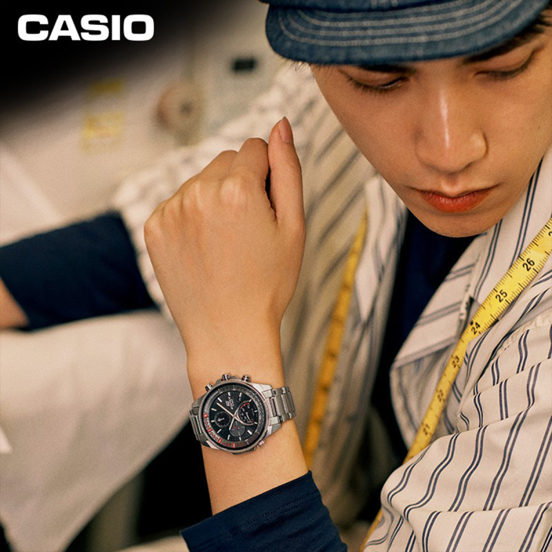 卡西欧(CASIO) EDIFICE EFS-S590YD系列 商务男表休闲防水男士手表EFS-S590YD-1AUPR