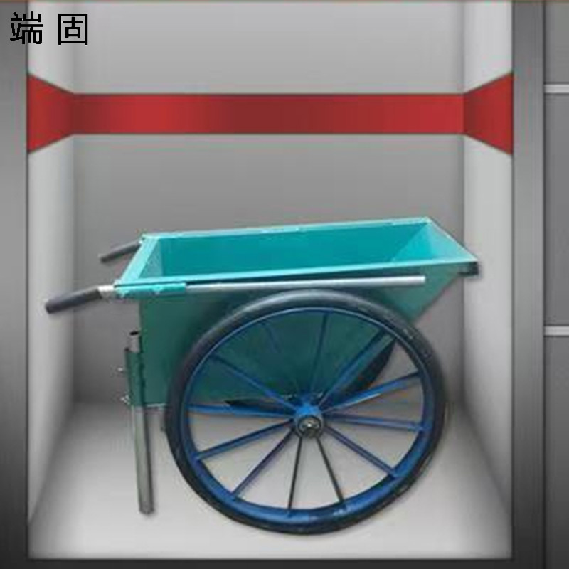 端固 翻斗车灰斗车手推车钢板厚2.0+实心轮 小号S-2.0/个高清大图