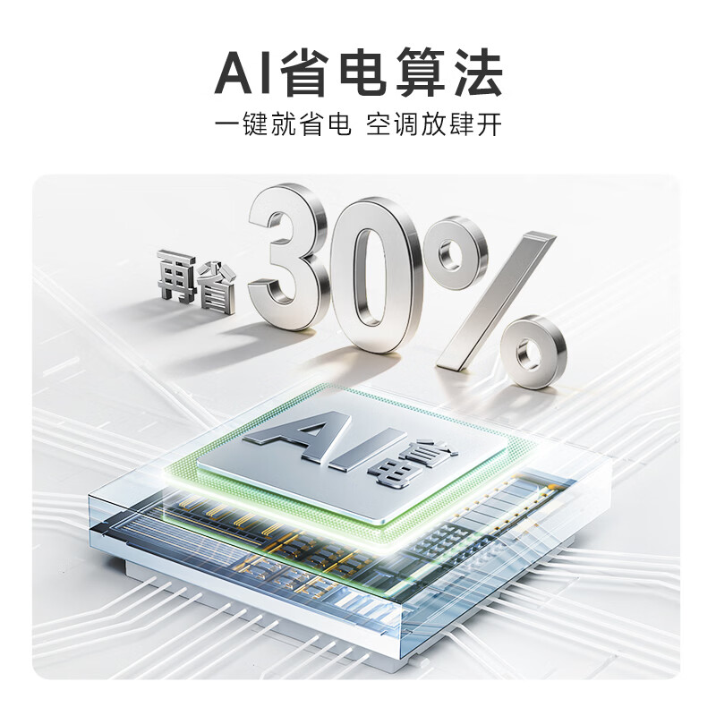 美的出品华凌空调2匹省电神机超一级能效变频冷暖大双排智能家用挂机KFR-50GW/N8HA1Ⅲ高清大图