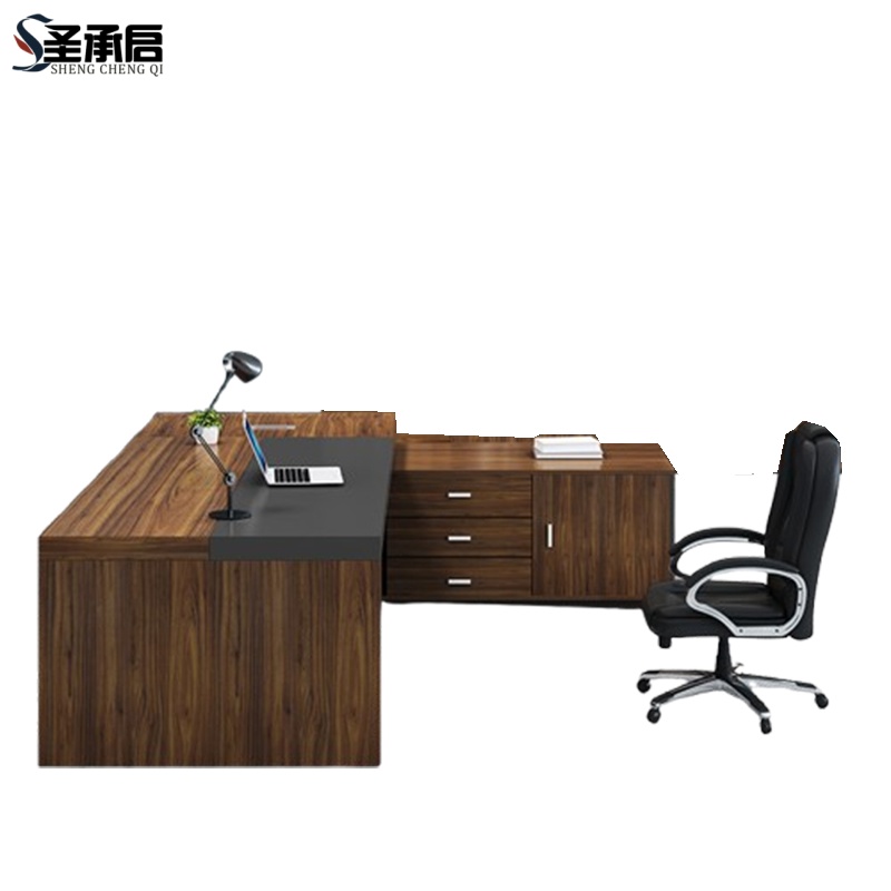 圣承启 办公桌 2.2米含椅张高清大图