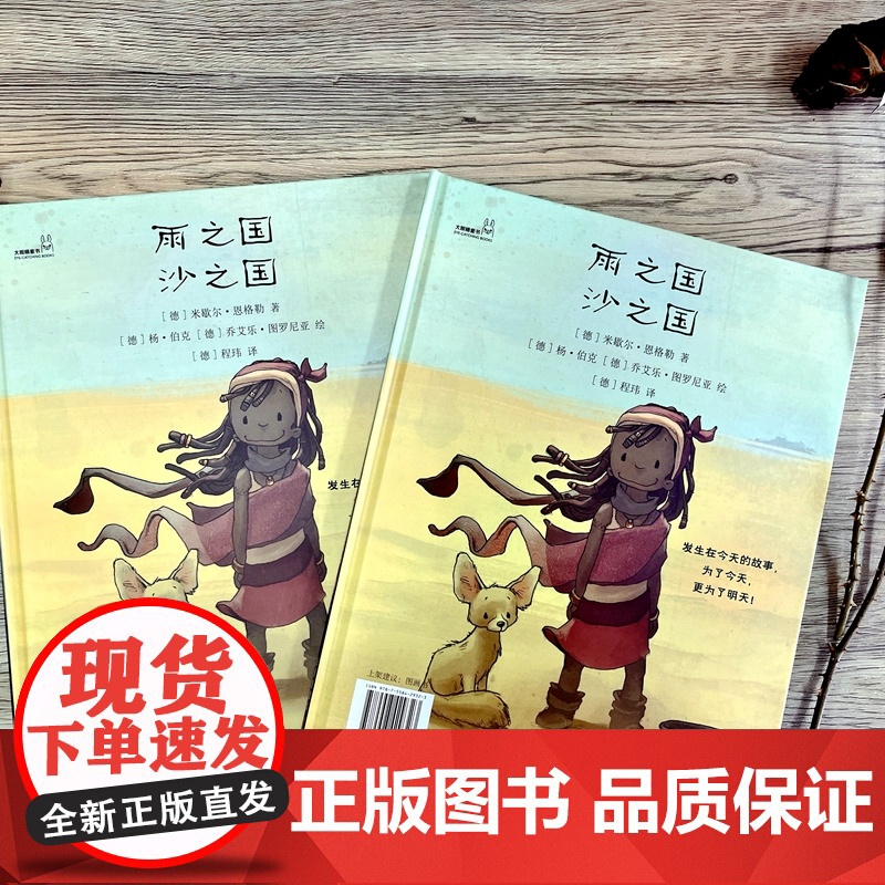 大眼睛童书绘本系列:雨之国 沙之国(正反书)高清大图