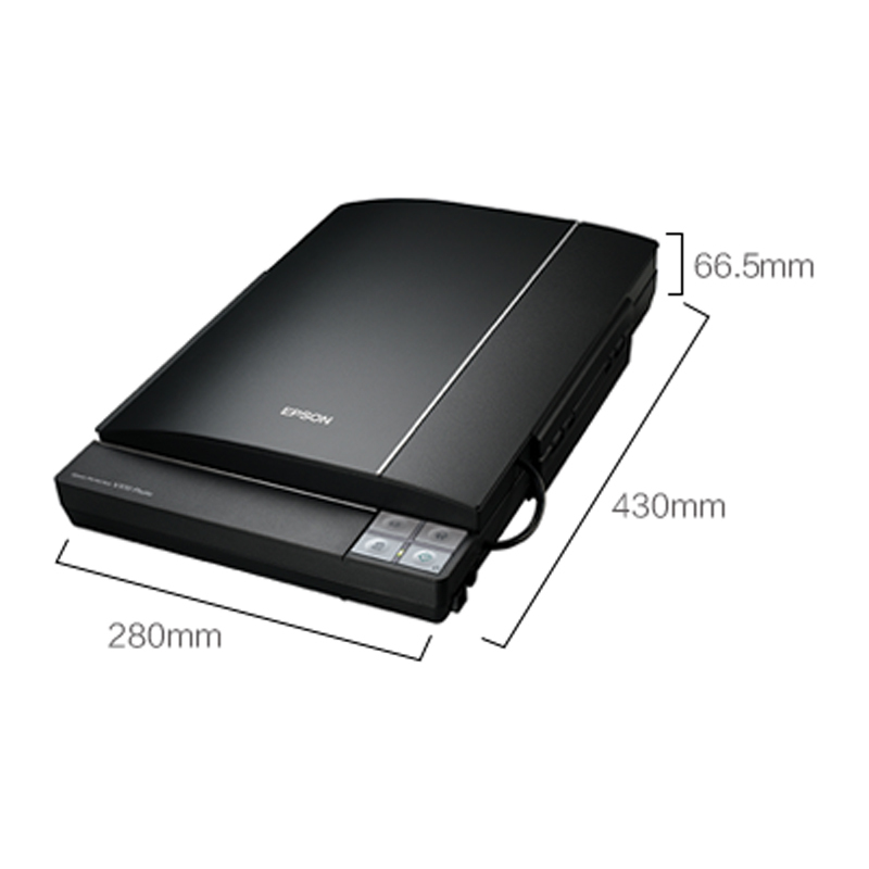 爱普生(Epson) V370 A4商务彩色影像/实物平板式扫描仪(黑色)