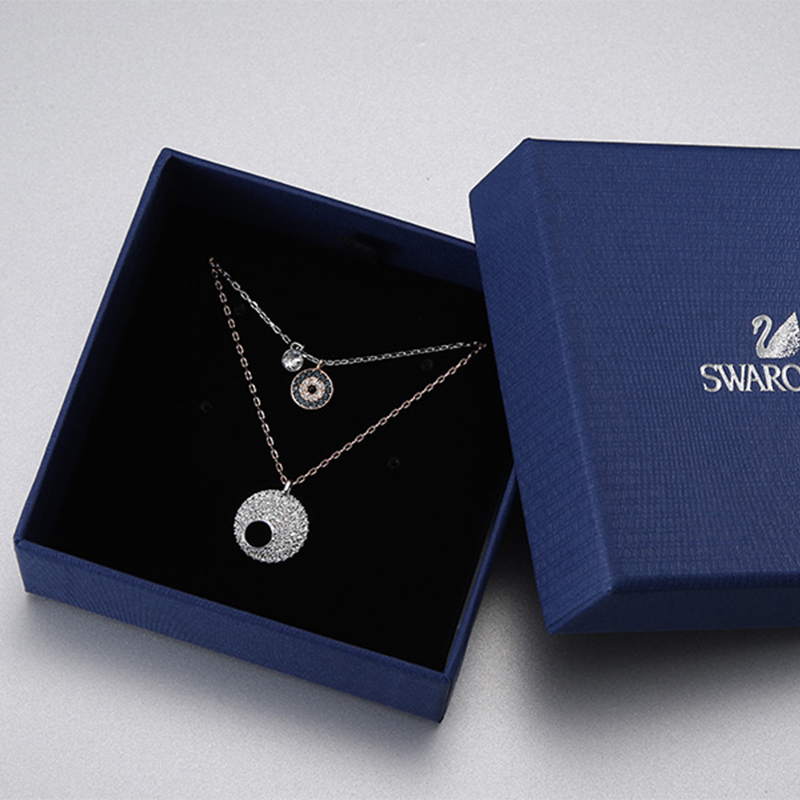 [直营]施华洛世奇(SWAROVSKI)CRYSTAL WISHES 情侣项链套装 恶魔之眼 人造水晶 欧美风格 送恋人