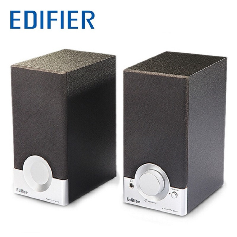 漫步者 R18T对箱电脑音箱/2.0声道/2.8W/50x90mm/旋钮(套)