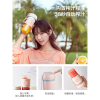 榨汁杯小型电动便携式多功能家用迷你炸水果汁榨汁学生料理机 趋势新品 蓝色