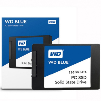 西部数据WD 250G SATA接口蓝盘固态 250G笔记本台式机SSD 固态硬盘