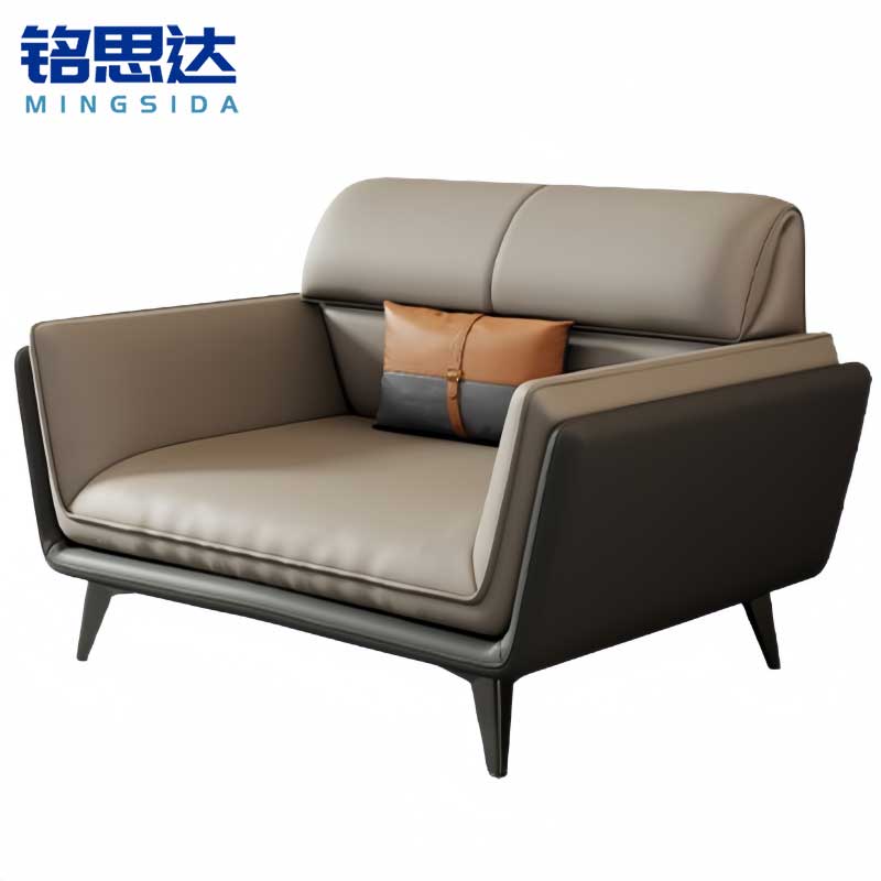铭思达皮艺沙发单人位张高清大图